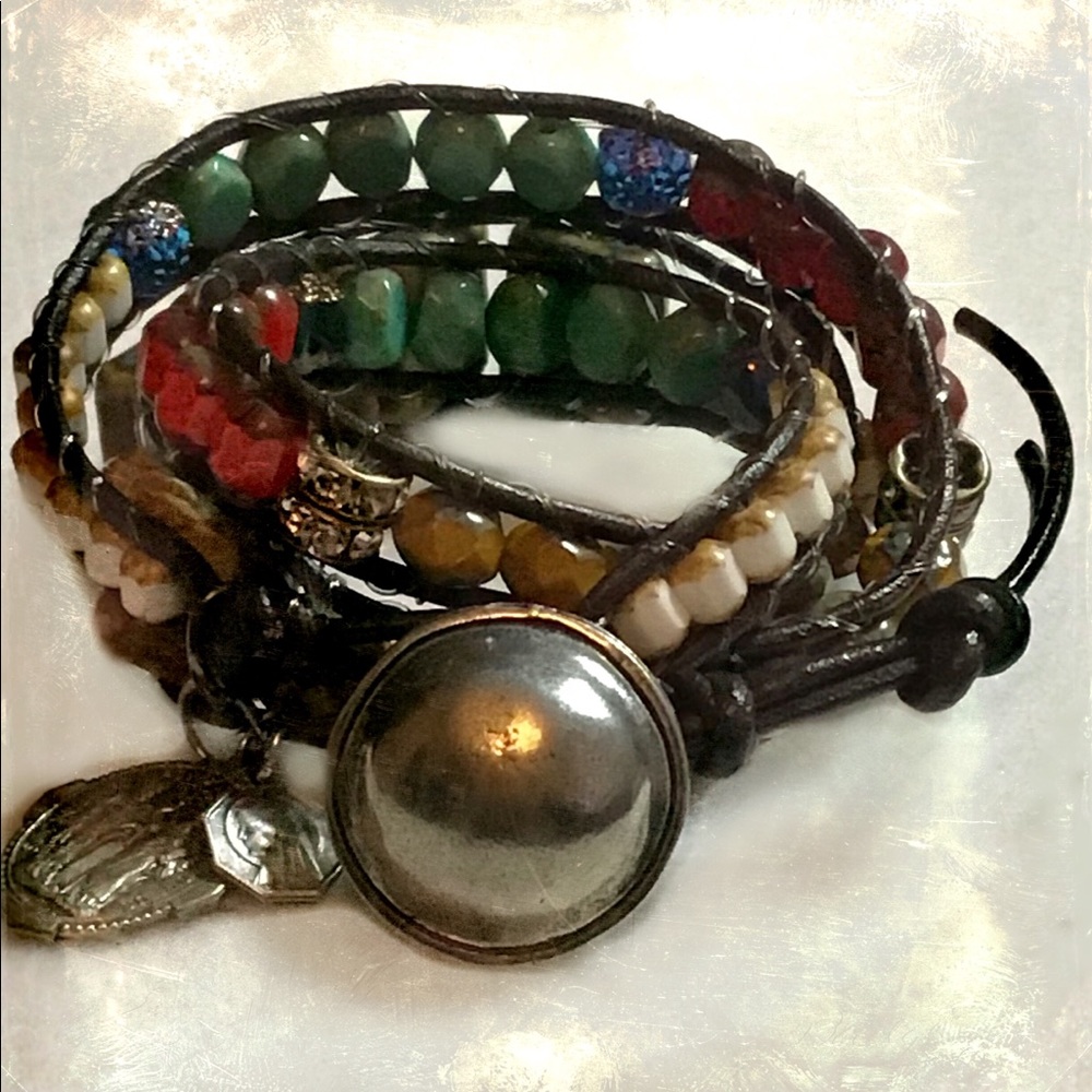 Handmade Triple Wrap Bracelet